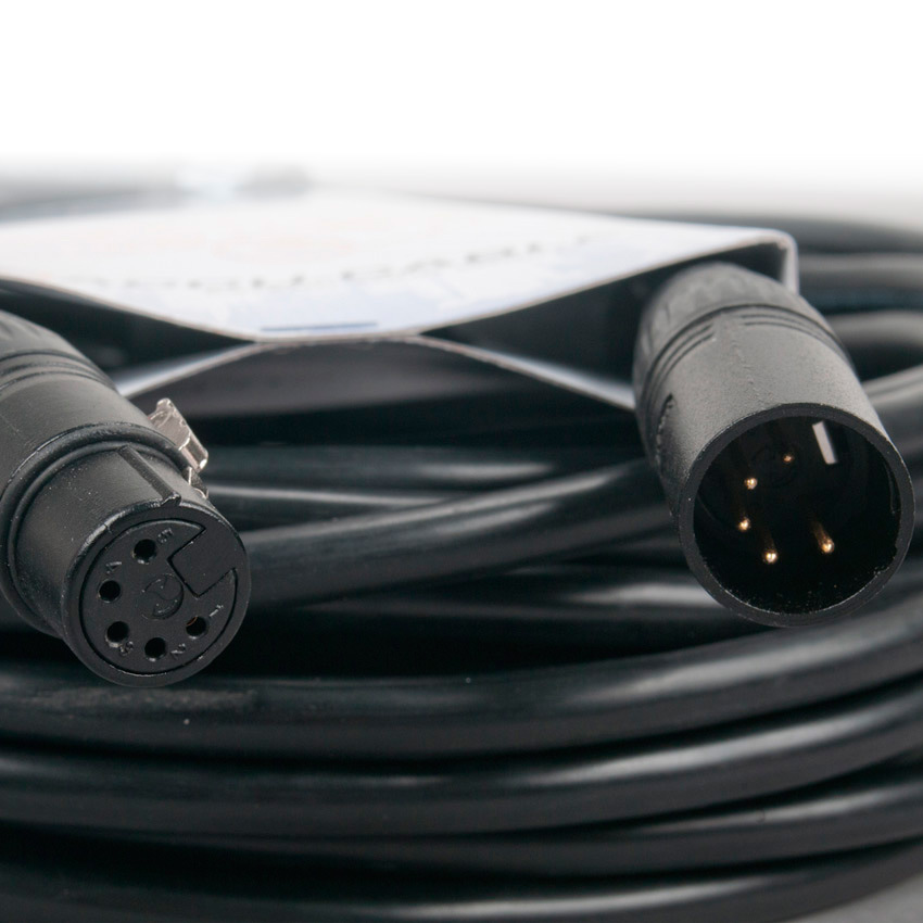 Picture of Accu Cable AC5PDMX100PRO 5 Pin Pro DMX Cable - 100 ft.