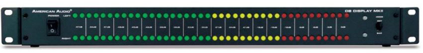 Picture of American Audio AA-DBDISPLAYMKII Display MKII 9 in. Metal Rack Mountable LED DB Level Display