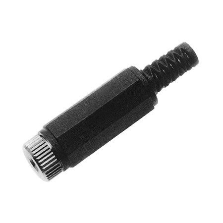 30-487G Gold Stereo Mini inline 3.5 mm Stereo Audio Jack