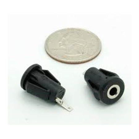 30-710 3.5 mm 2-Conductor TS Chassis Mount Snap-in Jack