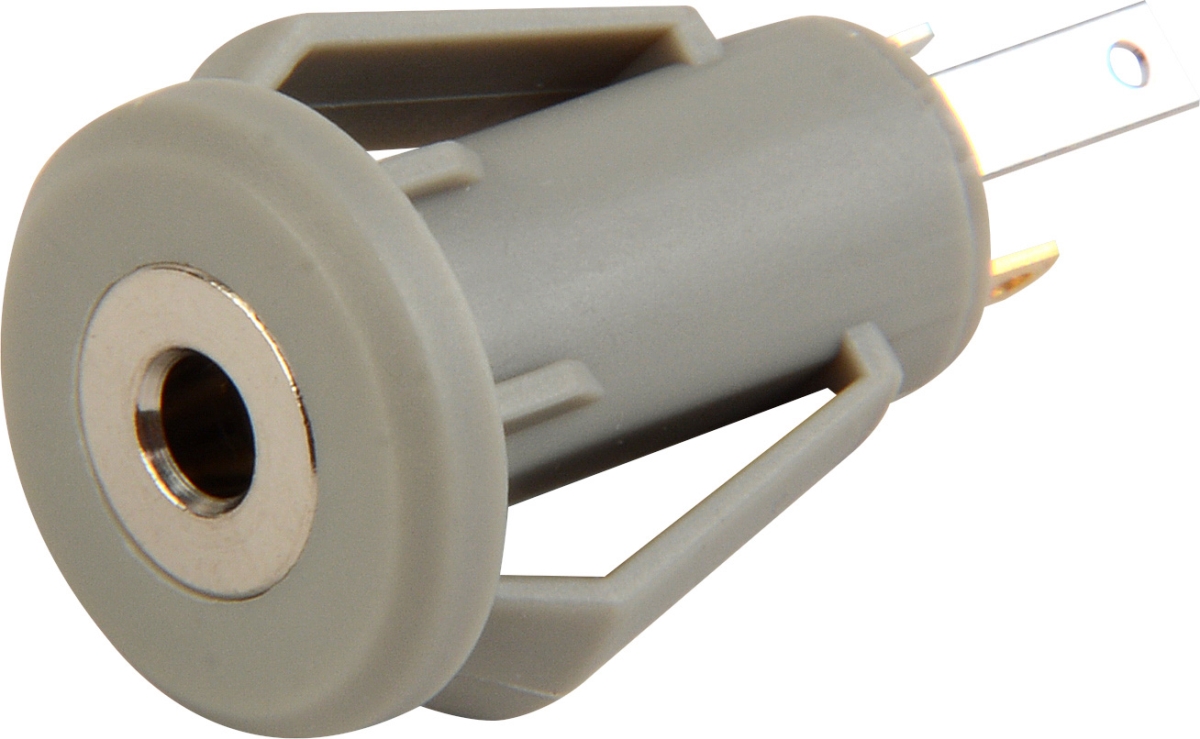 30-715 2.5 mm 4-Conductor TRRS Chassis Mount Snap-in Jack