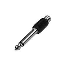 35-517 Nickel RCA Female Jack to 0.25 in. Plug