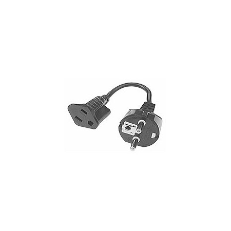 45-816 German AC Plug to USA Receptacle Foreign Converter