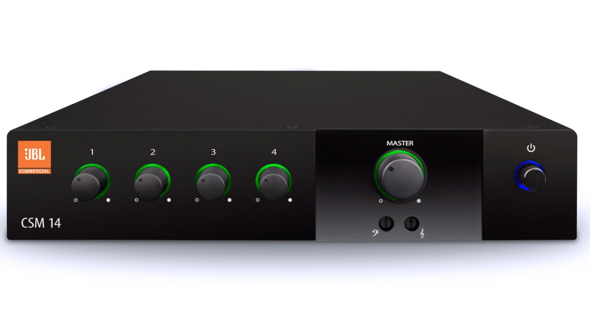 CSM14 4 Input & 1 Output Fanless Commercial Mixer with Euroblock Connectors