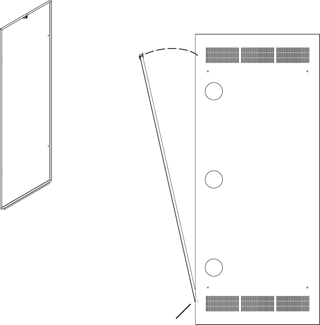 Products RAP21 Rear Access Panel for SLIM 5-21 Rack