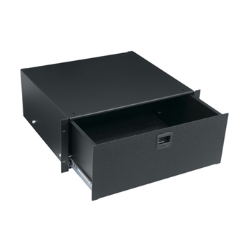 Products TD4 4 Space Textured Rack Drawer, Black