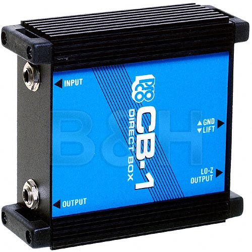 CB-1 Passive Direct Box with Ground Lift Switch