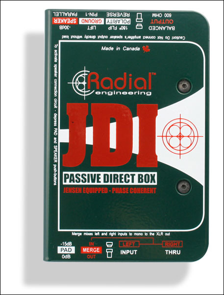 Picture of Radial Engineering RAD-JDI Passive Direct Box with Jensen Transformer