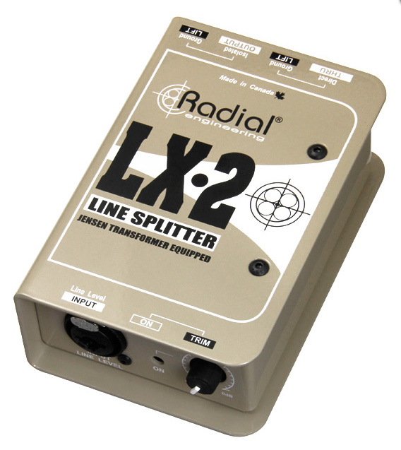 RAD-LX2 Passive Line Splitter & Attenuator