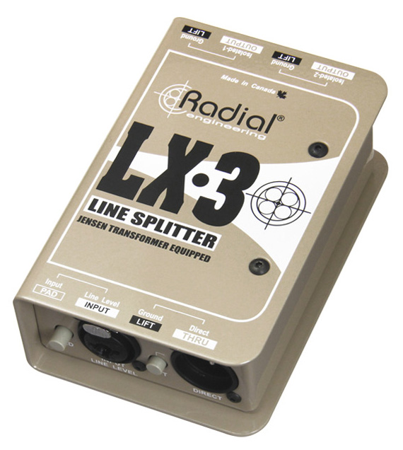 RAD-LX3 Passive Line Splitter
