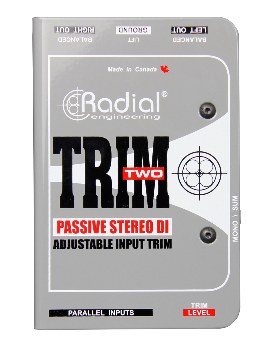 Picture of Radial Engineering RAD-TRIM-TWO Trim-Two Stereo DI with Volume Control
