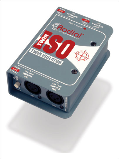 RAD-TWINISO Two Channel Balanced Line Isolator