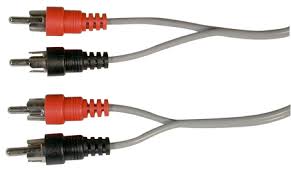 2P-2P-3 Dual RCA Male to Male Audio Cable - 3 ft.