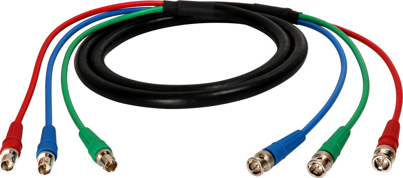 3B-3BF-10 Premium 3 BNC Male to 3 Female Video Cable - 10 ft.