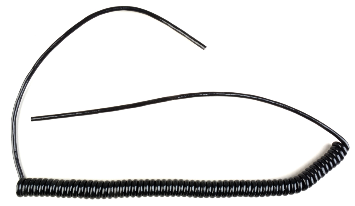 ACC-6 Two Conductor Shielded Coiled Microphone Cable - 6 ft.