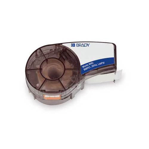 Picture of Brady ID 142804 Indoor & Outdoor Vinyl Film Label Cartridge - M21-750-595-OR&#44; Black & Orange