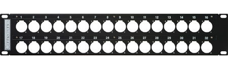 Picture of Connectronics 32CJ Rack Mount Patchbay 8 Port BNC-XLR Female-Female