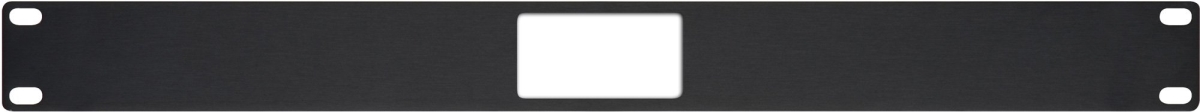 Products DECP-1X3 1 Space Half Rack Vent Panel