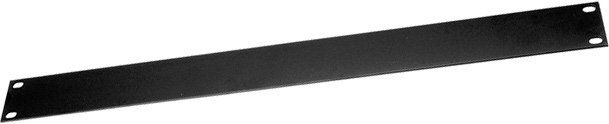 Products FEB6 0.125 in. 6 Space Flat Aluminum Blank Panel, Black