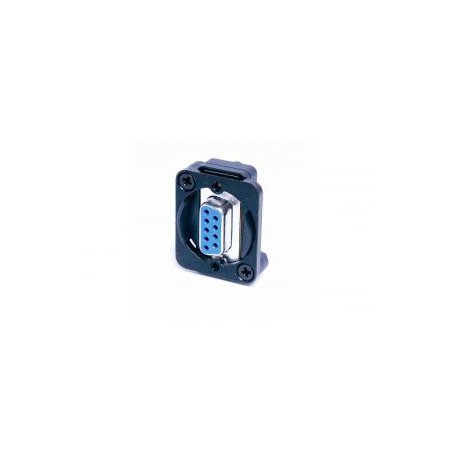 EHDB9FFB 9-Pin D-Sub Connectors - Female to Female - Black