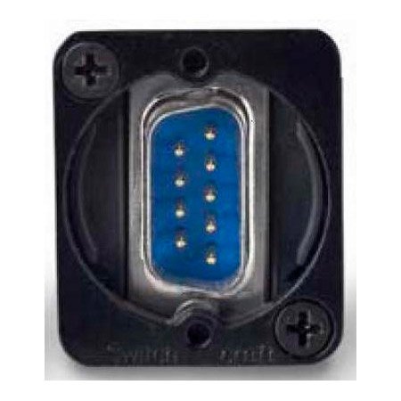 EHDB9MFB 9-Pin D-Sub Connectors - Male to Female - Black