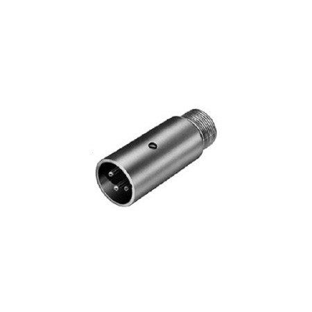 P3M Male XLR Gooseneck Connector