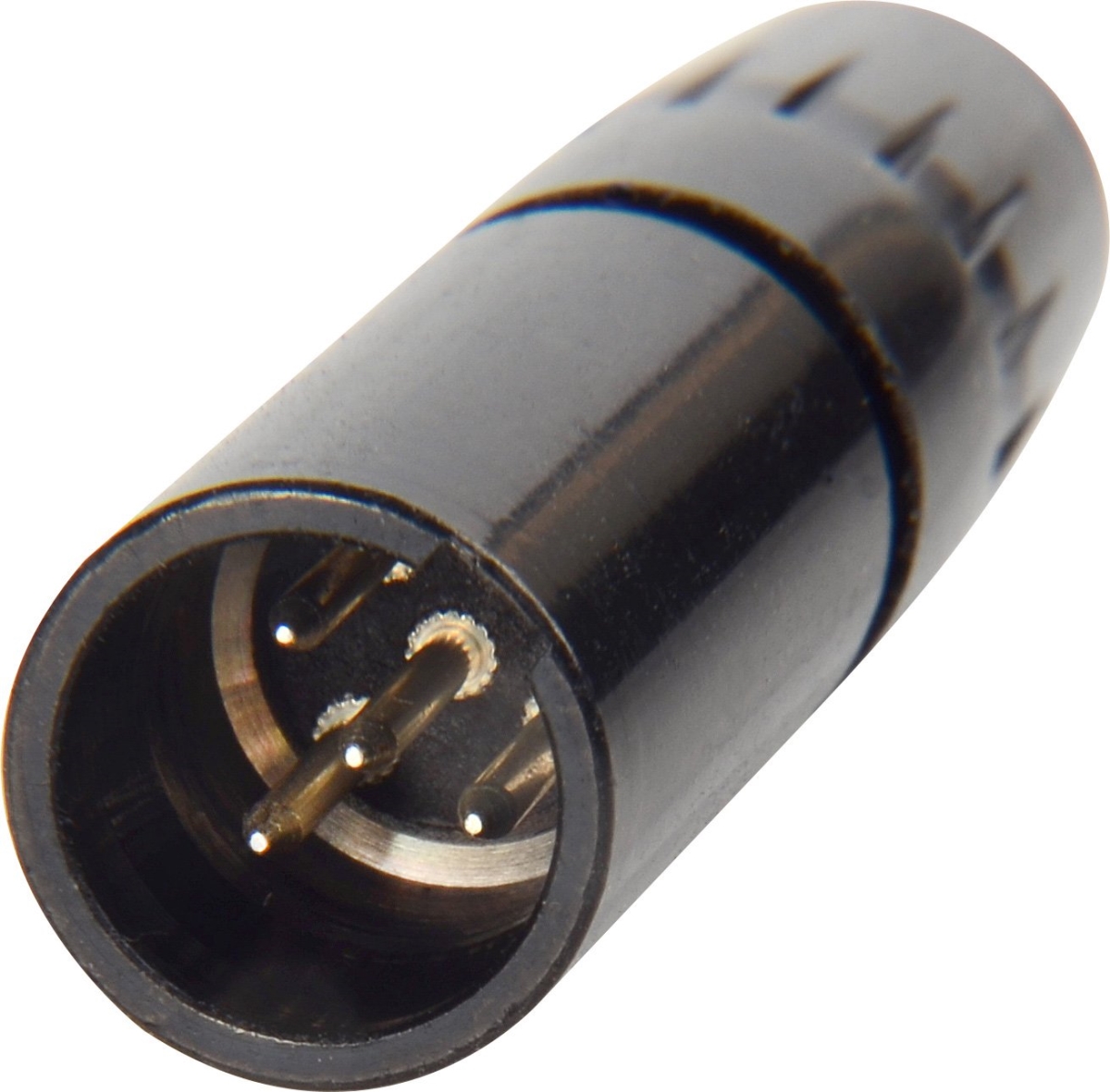 TA4MLBX Large Flex Relief Tini-QG Mini XLR 4 Pin Male Cable Mount