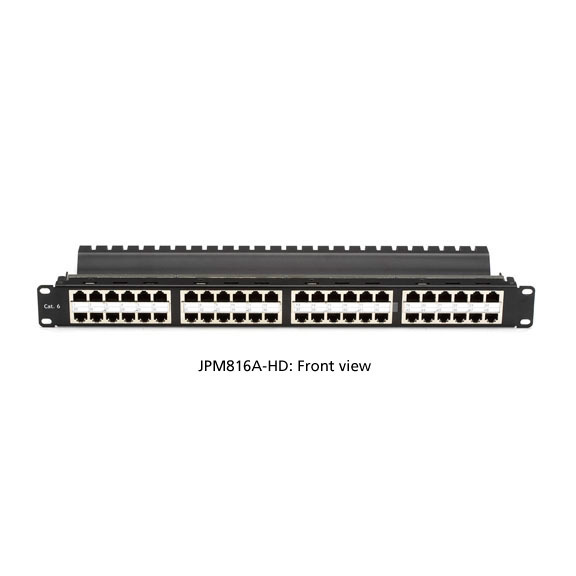 Picture of Black Box JPM816A-HD Spacegain CAT6 High-Density Feed-Through Patch Panel