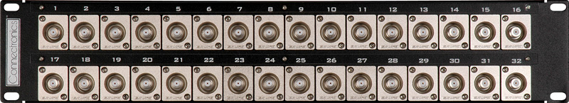 Picture of Connectronics 16CJ-FJRU TecNec 16 Point 1 RU Flushmount Canare F- Feedthru Panel
