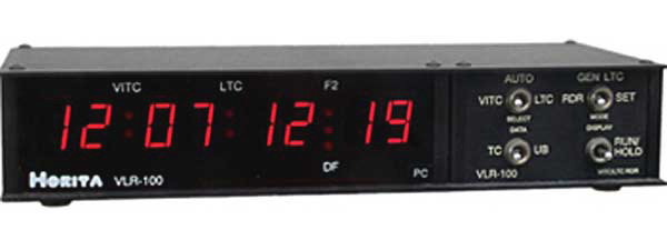 VLR-100 VITC-LTC Reader-LTC Generator-LED Display