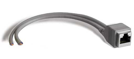ADAPT-PIGTAIL Pigtail to RJ-45 Cable, 8 in.