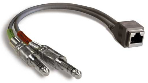 ADAPT-TRS .25 in. TRS to RJ-45 Cable