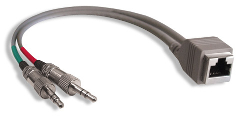SOHB-ADAPT-MINI RJ-45 Female to .125 in. Connector - 8 in.