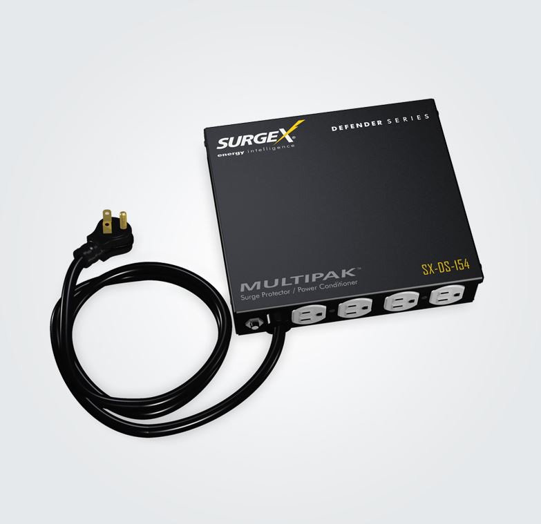 MultiPak Defender Series Surge Suppressor with 4 Receptacles
