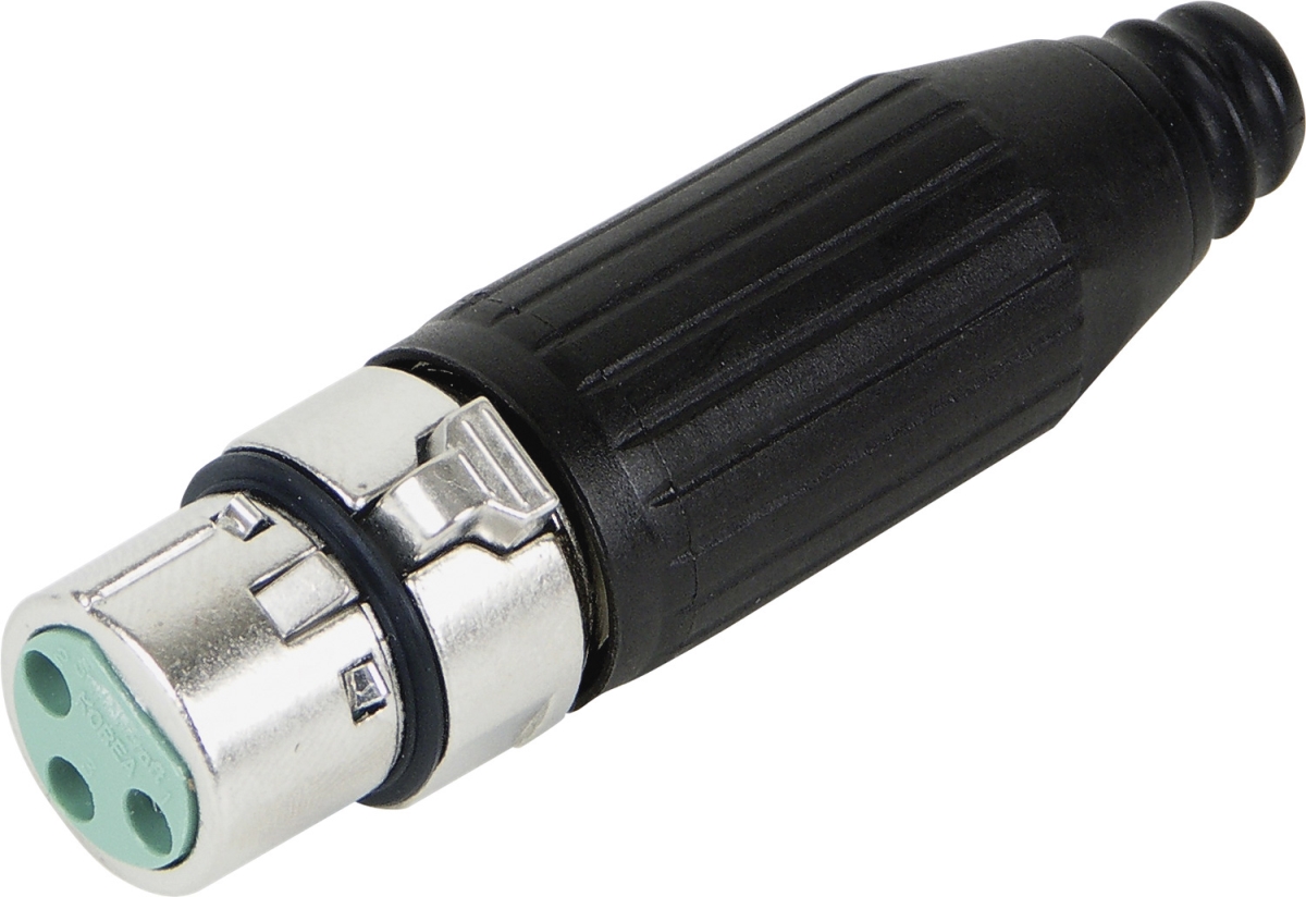 AAA3FPZ 3-Pin Female XLR Connector Cable End with Plastic Handle