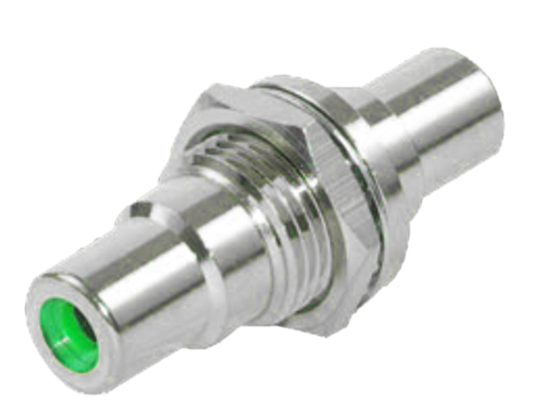 BPJJ03X RCA Feedthru Chassis Mount Connector - White RoHS