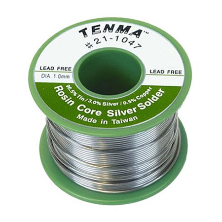 21-1047 6 oz  Rosin Core Solder - Silver