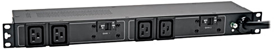 Picture of Tripp Lite PDUH32HV19 12 ft. Single-Phase Basic PDU 230V Outlets IEC309 32A Blue Cord 1U RackMount&#44; 7.4kW