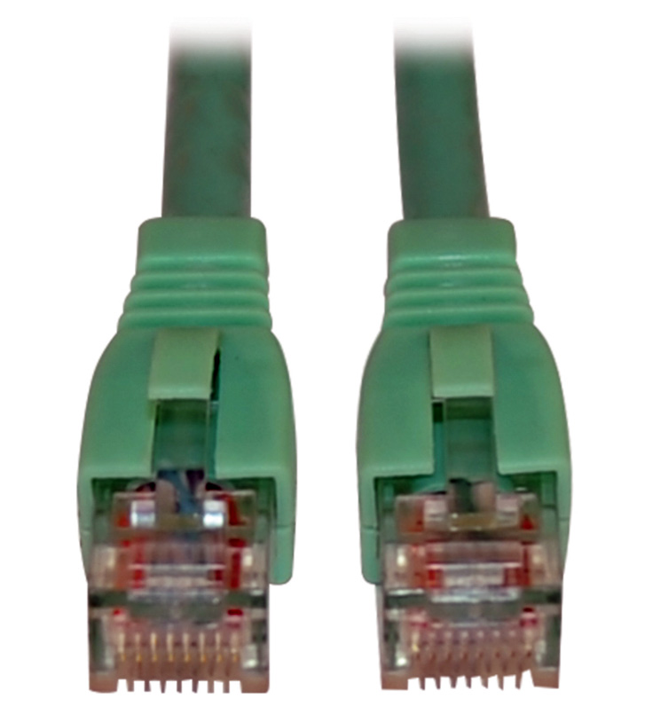 Picture of Tripp Lite N261-010-AQ Augmented Cat6 Snagless 10G Certified Patch Cable RJ45 Male-Male&#44; Aqua - 10 ft.