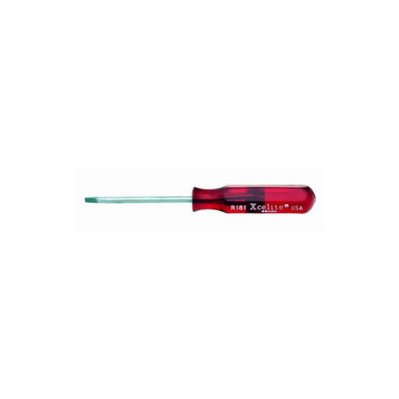 XCL-R181 Slotted Pocket Clip Screwdriver - 4.25 in.