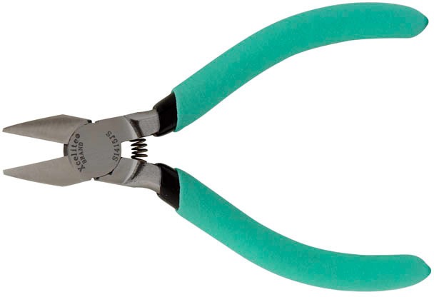 XCL-S1415NJS 5 in. Tapered Relieved Head Diagonal Cutter with Cushion Grips