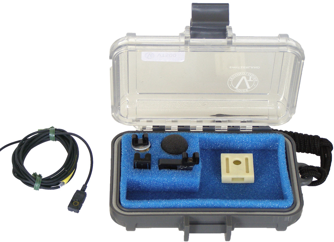 VT-500WATER-BARE Unterminated 3-wire Pigtail IPX-7 Certified Waterproof Miniature Omni Lavalier