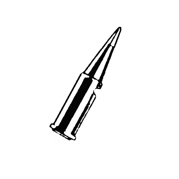 Picture of Weller Soldering Products WEL-WPT1 Taper Needle Soldering Tip - WSTA3 & WPA2 Pyropen Soldering Tool