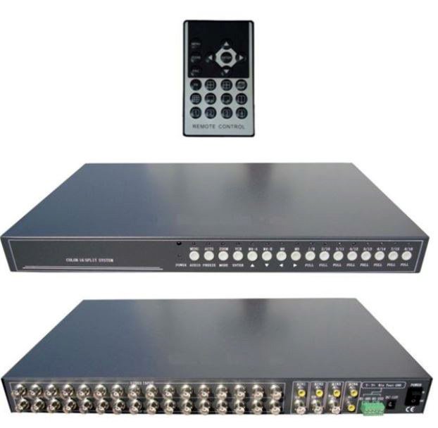 Picture of Unique Product Solutions VM-16RT Video Mux 16 Channel CCTV Multiplexer - Real Time Refresh - BNC