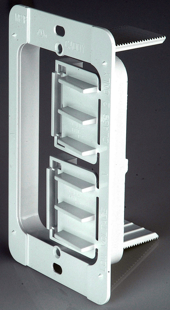 ERC-MP1P Single Gang Wall Bracket - White