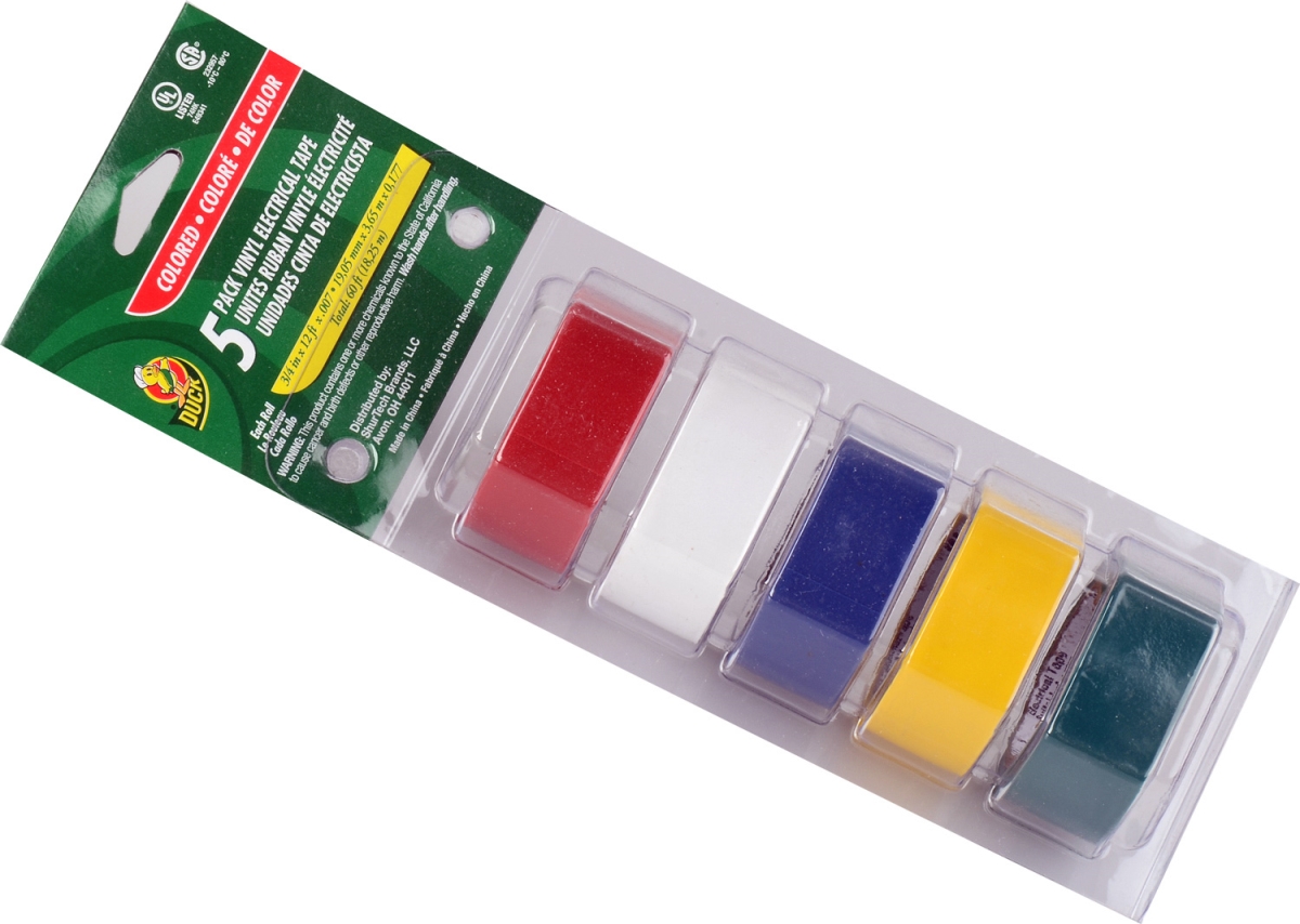 LT-07205 Electrical Tape Kit - 5 Rolls - 0.5 in. x 20 ft.