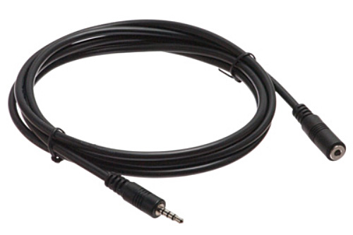 NB-44-461B TRRS 4 Conductor 3.5 mm Male to Female iPhone & Android Extension Cable - 6 ft.