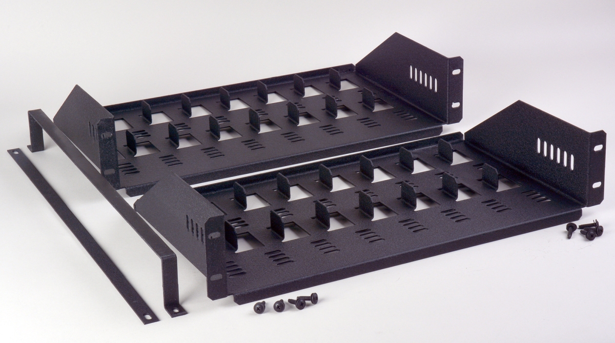 Picture of Unique Product Solutions NB-CT-8PK Rack Shelf to Hold - 8 Satellite Receivers - Pair