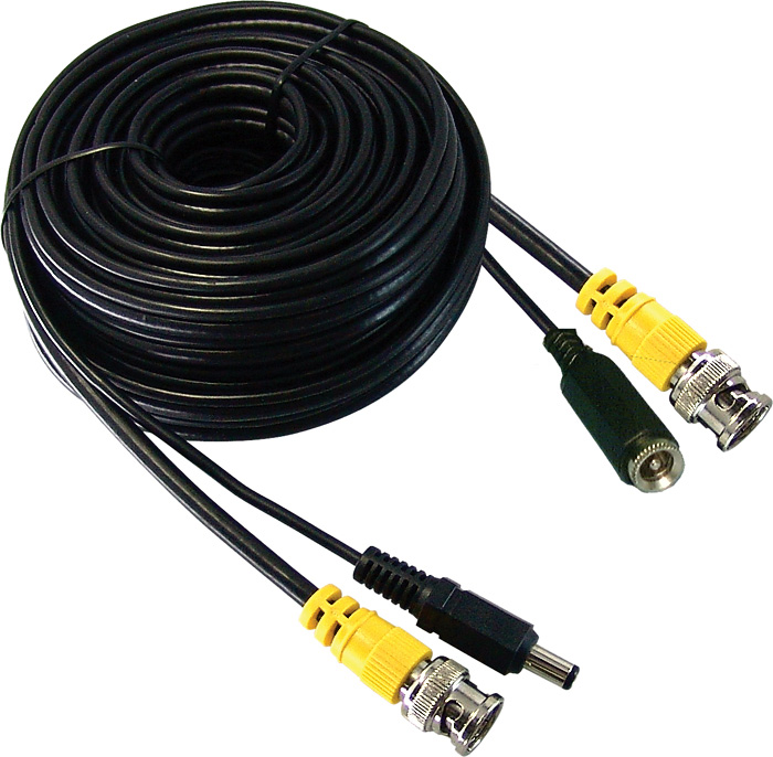 BBDC-100 2.1 x 5.5 mm Video & Power Cable with BNC Video & DC Power Connector -100 ft.