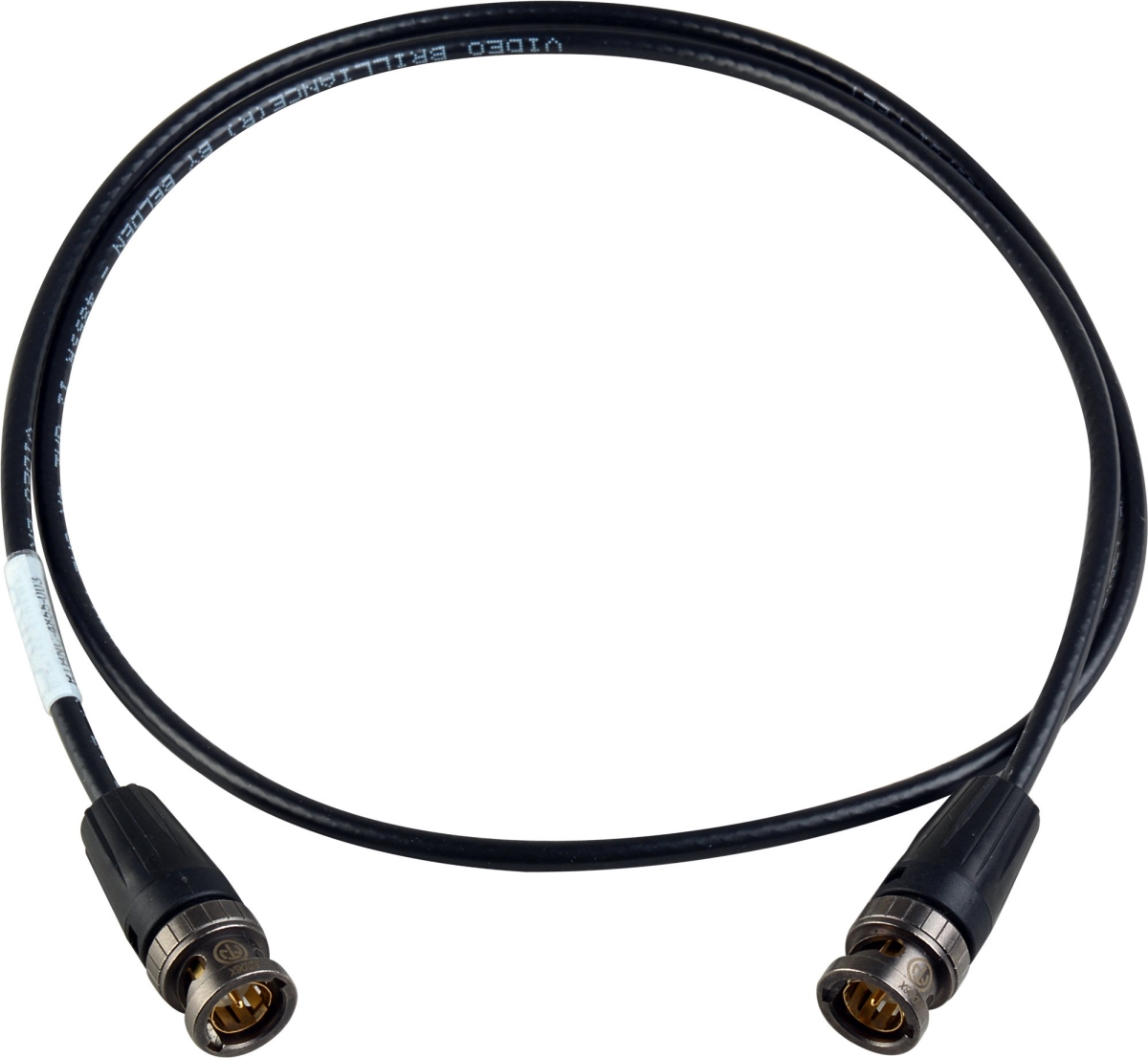 RTBNC-4855-010 12G-SDI 4K Rear TWIST UHD BNC Cable, Black - 10 ft.